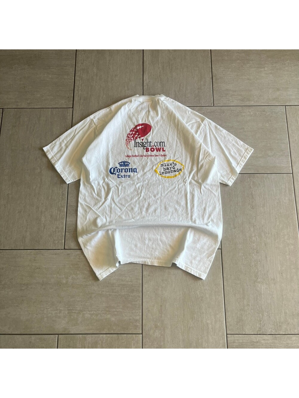 All Sport Heavyweight Vintage Insight.com Bowl Graphic T-Shirt XL #3